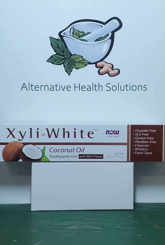 Now Xyli White Coconut Oil Mint Toothpaste Gel 181g