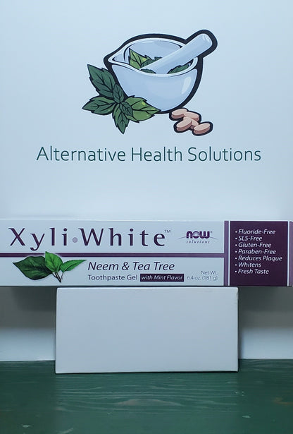 Now Xyli White Neem & Tea Tree Mint Toothpaste Gel 181g