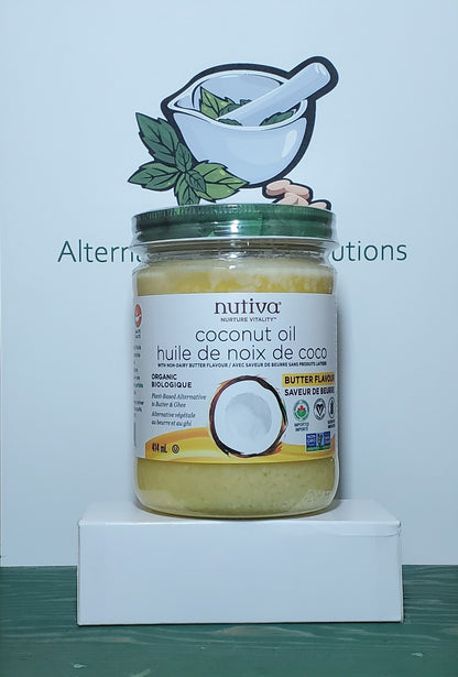 Nutiva Vegan Butter Flavored Coconut Oil 414ml