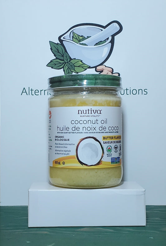 Nutiva Vegan Butter Flavored Coconut Oil 414ml