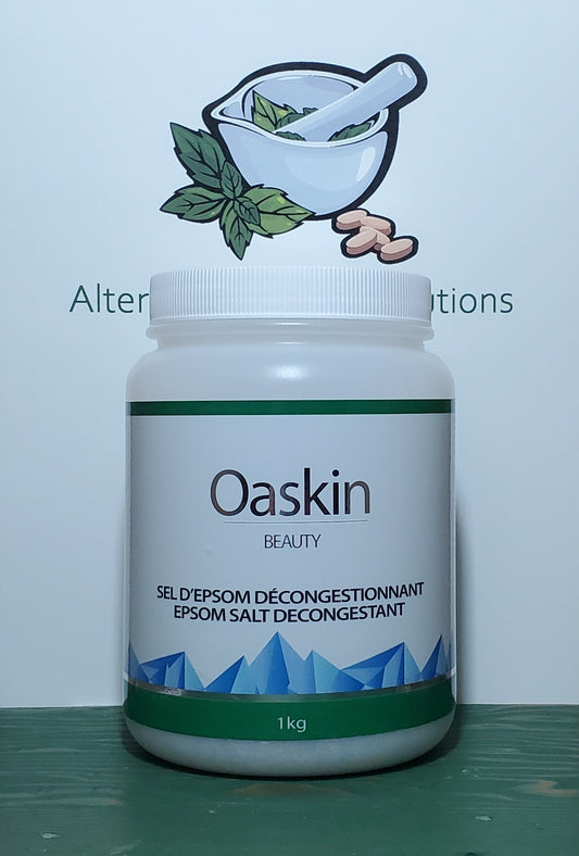 Oaskin Beauty Epsom Salt Decongestant 1kg