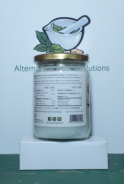 Organic Traditions Raw Coconut Oil 500ml