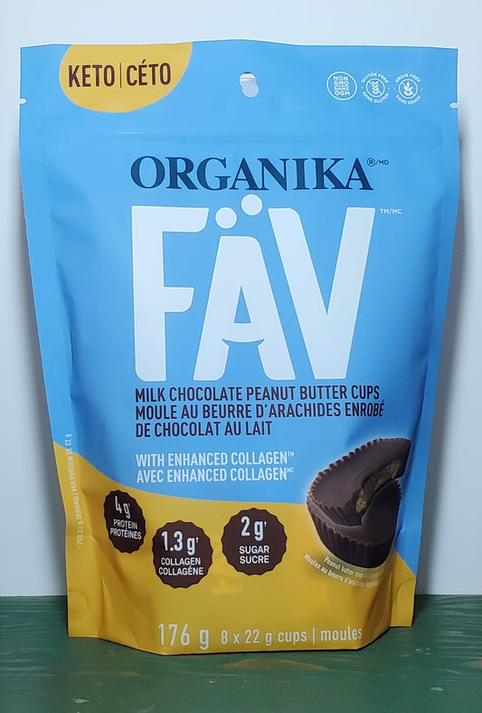 Organika FAV Milk Chocolate Peanut Butter Cups