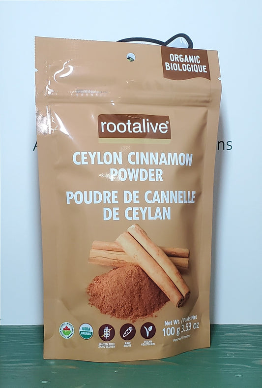 Rootalive Organic Ceylon Cinnamon Powder 100g