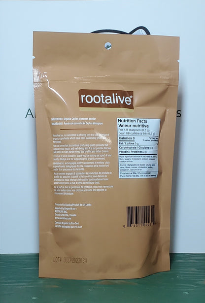 Rootalive Organic Ceylon Cinnamon Powder 100g
