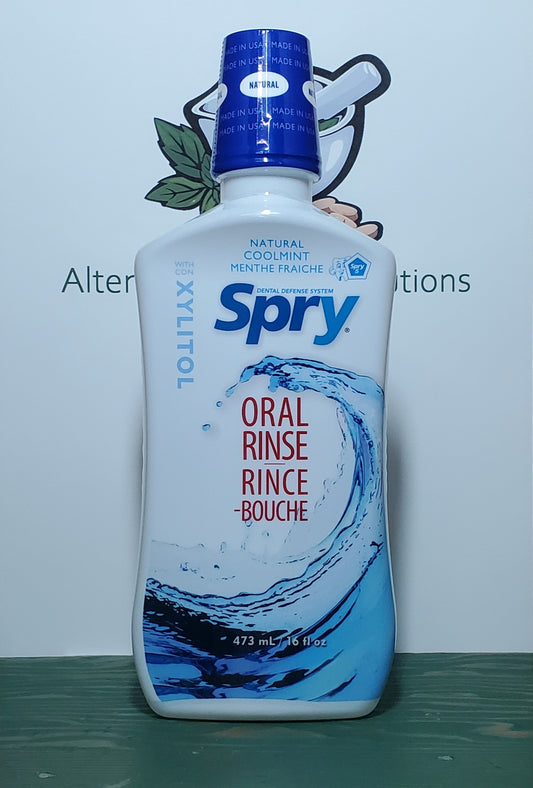Spry Dental Defense Natural Coolmint Oral Rinse 473ml