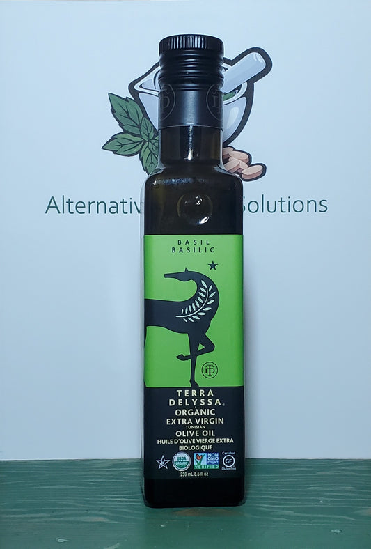 Terra Delyssa Organic Basil Extra Virgin Olive Oil 250ml