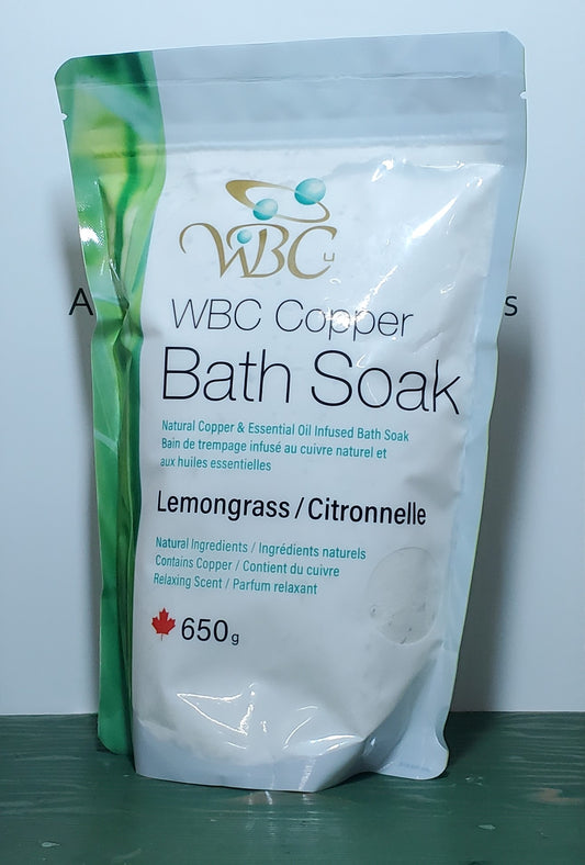WBC Copper Lemongrass Bath Soak 650g