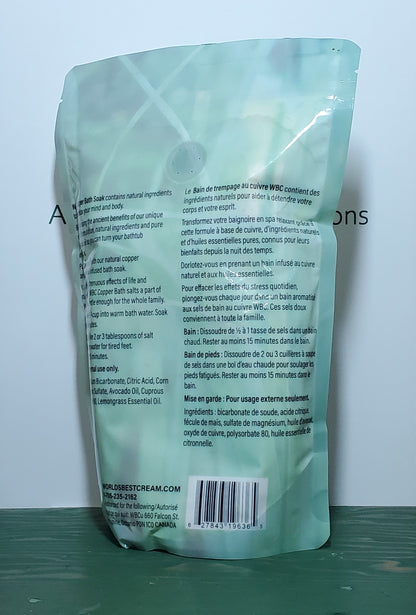 WBC Copper Lemongrass Bath Soak 650g